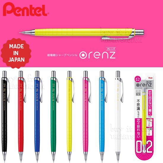 Chì bấm cơ khí PENTEL Orenz 0.2/0.5mm - PENTEL Orenz Mechanical Pencil 0.2/0.5mm