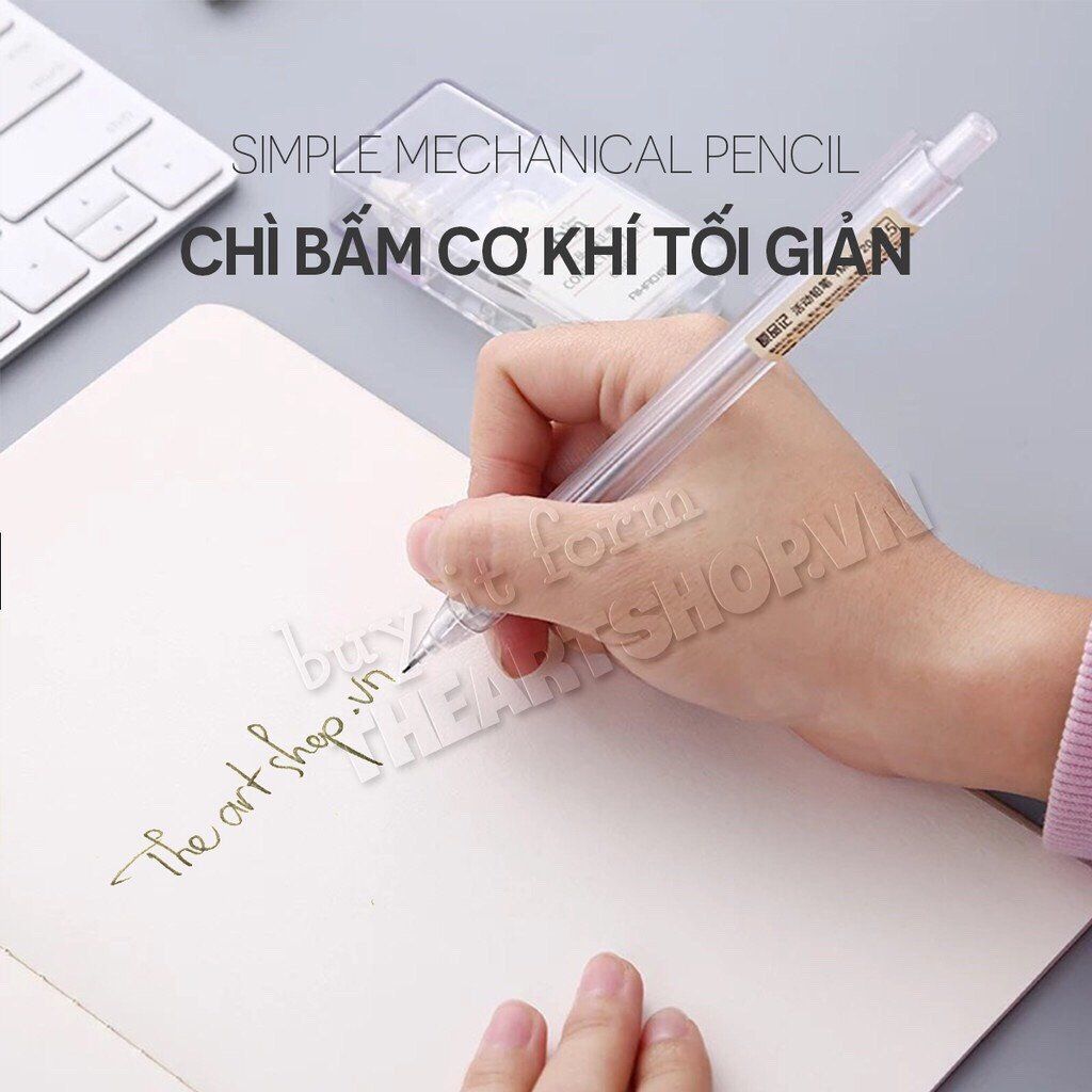 Chì bấm cơ khí phong cách tối giản 0.5/0.7mm - Mechanical Pencil 0.5/0.7mm