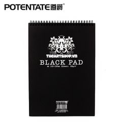 Sổ vẽ giấy đen POTENTATE - POTENTATE Black Paper Sketch Pad