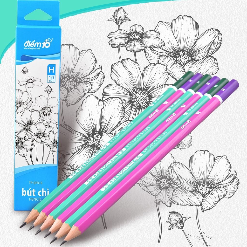 Bút chì gỗ H Thiên Long Điểm 10 TP-GP015