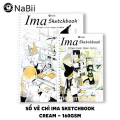 Sổ vẽ chì NABII - NABII IMA Sketchbook (160gsm)