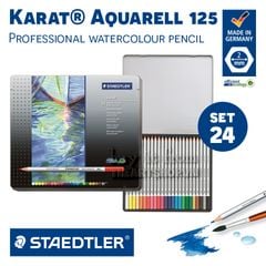 Chì màu nước chuyên nghiệp STAEDTLER - STAEDTLER Karat® Aquarell Watercolor 24 colors