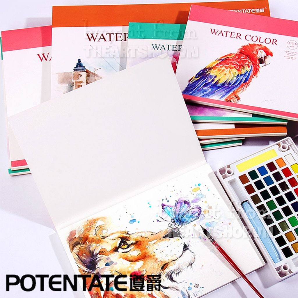 Sổ vẽ màu nước POTENTATE - POTENTATE Watercolor Pad 300gsm