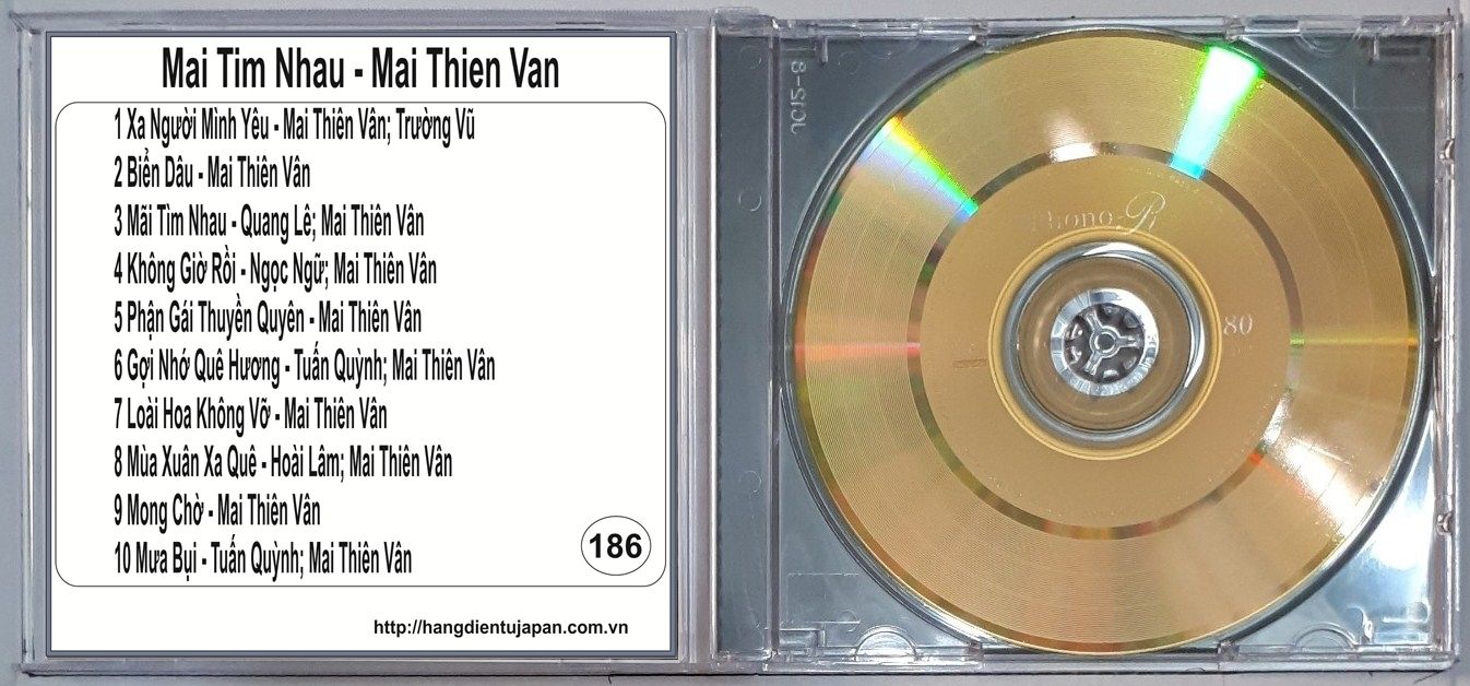 186 Mai Tim Nhau - Mai Thien Van – Hàng Điện Tử Japan ĐĨA NHẠC CD-MD - DÀN  ÂM THANH
