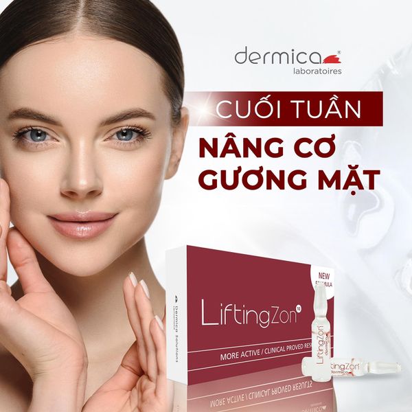 Ampoule Nâng cơ chống chảy xệ DERMICA LiftingZon giúp săn chắc và trẻ hóa da