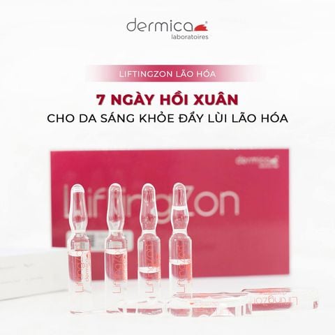 Ampoule Nâng cơ chống chảy xệ DERMICA LiftingZon giúp săn chắc và trẻ hóa da