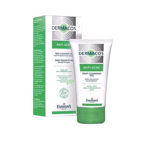 Sữa rửa mặt Farmona Dermacos Anti-Acne Deep Cleansing Gel Ba Lan