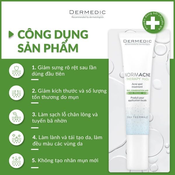 Gel chấm trị mụn Dermedic NORMACNE Acne Spot Treatment