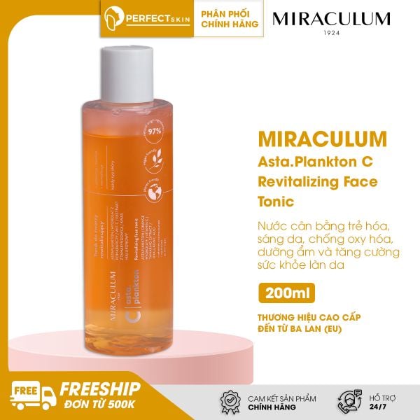 Nước cân bằng trẻ hóa, sáng da Miraculum Asta.Plankton C - Revitalizing Face Tonic
