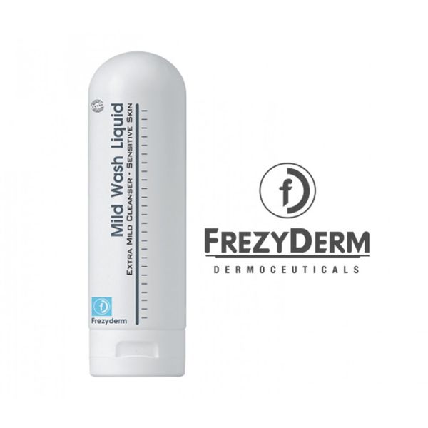 Sữa rửa mặt dịu nhẹ Frezyderm Mild Wash Liquid không chứa xà phòng, hương liệu