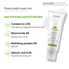 Kem dưỡng ẩm kiềm dầu trị mụn BABE Stop AKN Mattifying Moisturiser