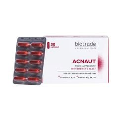 Viên uống cho da mụn Biotrade Acnaut Food Supplement