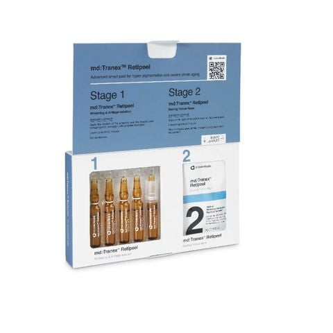 Bộ Peel da Md:ceuticals Md:Tranex Retipeel thay da sinh học cho da nám, sáng da, chống lão hóa