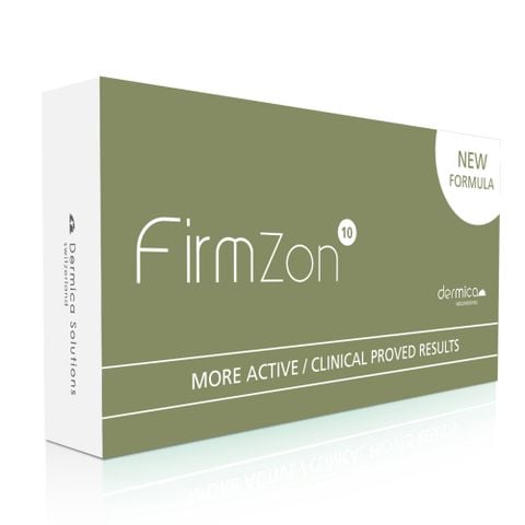 Ampoule hỗ trợ giảm mỡ vùng mặt, nọng cằm, bọng mắt DERMICA FirmZon Thụy Sĩ