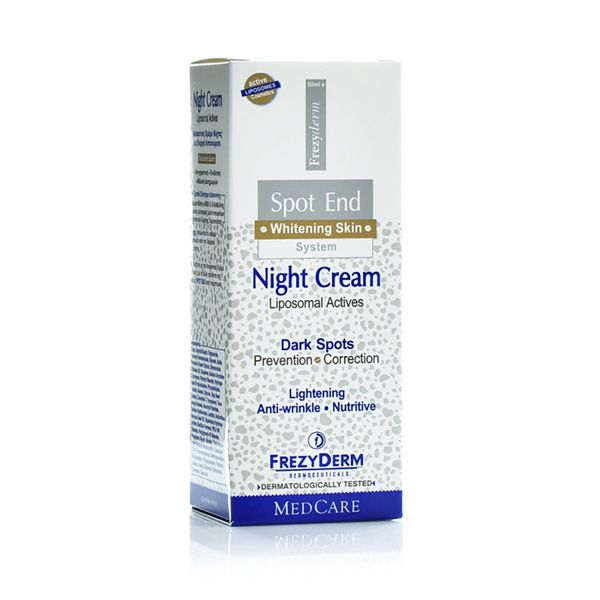 Kem làm mờ nám, đốm nâu & sáng da ban đêm Frezyderm Spot End Night Cream