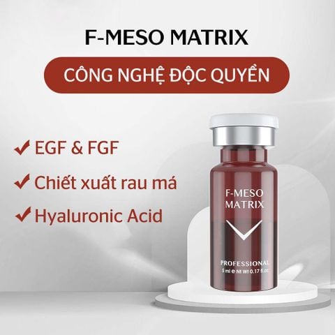Meso FUSION F-MESOMATRIX giải quyết dứt điểm sẹo rỗ