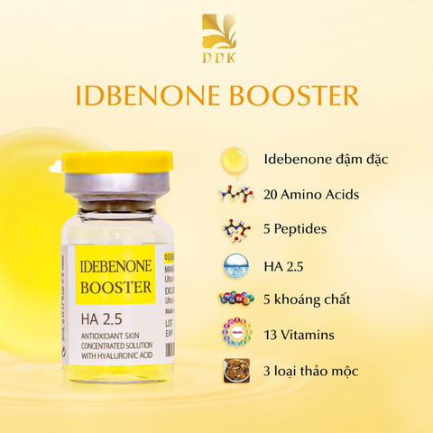 Tinh chất Meso ULTRA V Idebenone Booster trắng da, mờ nám, thâm sạm, căng bóng trẻ hóa da