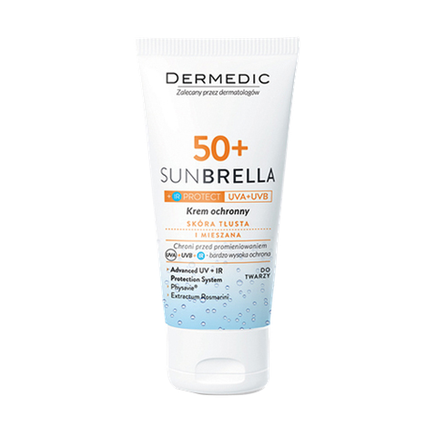 Kem chống nắng cho da dầu, da mụn, da hỗn hợp Dermedic SUNBRELLA Sun protection cream oily and combination