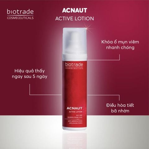 Dung dịch chấm mụn hoạt tính Biotrade Acnaut Active Lotion