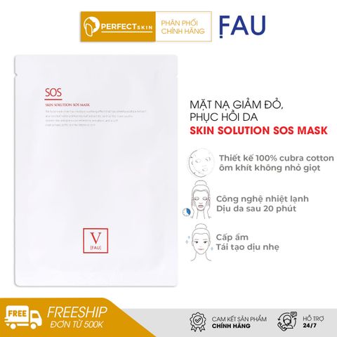 Mặt nạ phục hồi giảm đỏ làm dịu da FAU Skin Solution SOS Mask