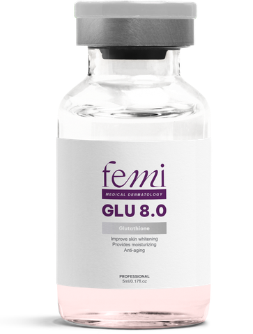 Tinh chất Meso FEMI GLU 8.0 trắng da, mờ thâm sạm nám, căng bóng mịn màng