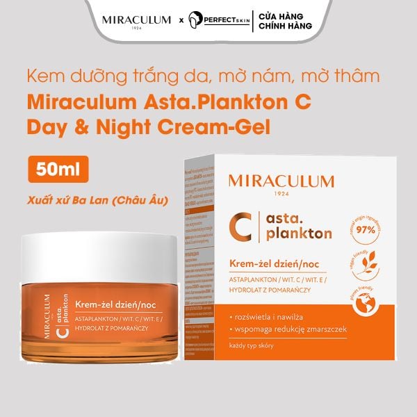 Kem dưỡng trắng da Miraculum Asta.Plankton C - Day & Night Cream-Gel