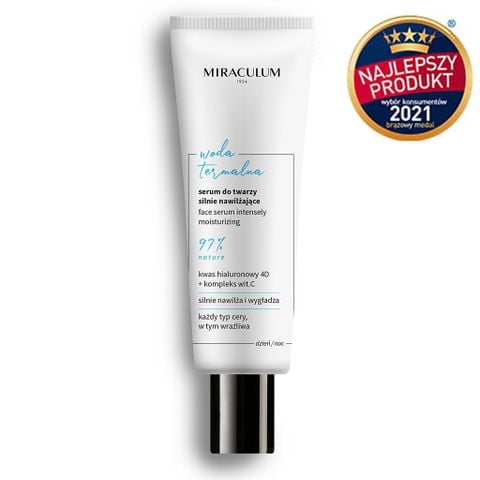 Tinh chẩt cấp ẩm sâu, căng bóng da Miraculum Thermal Water Face Serum Intensely Moisturizing