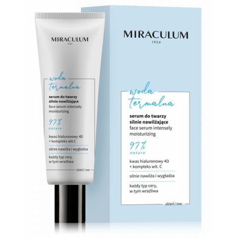 Tinh chẩt cấp ẩm sâu, căng bóng da Miraculum Thermal Water Face Serum Intensely Moisturizing