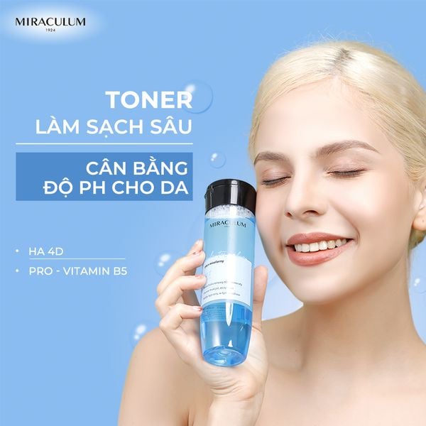 Nước tẩy trang khoáng chất dưỡng da Miraculum Thermal Water Micellar Fluid