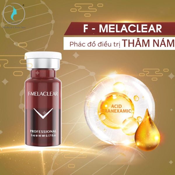 FUSION F-MELACLEAR cấy vi điểm dùng cho vấn đề nám, tăng sắc tố, tàn nhang