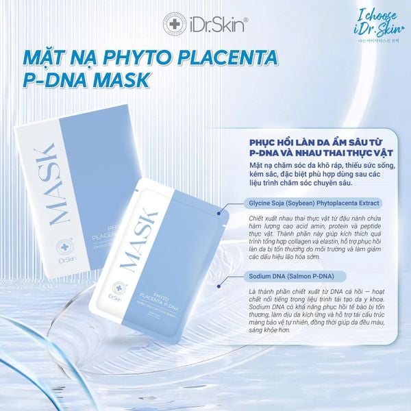 Mặt nạ phục hồi da iDr.Skin Phyto Placenta P-DNA Mask