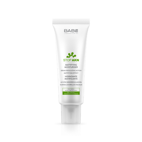 Kem dưỡng ẩm kiềm dầu trị mụn BABE Stop AKN Mattifying Moisturiser