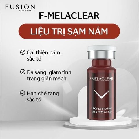 FUSION F-MELACLEAR cấy vi điểm dùng cho vấn đề nám, tăng sắc tố, tàn nhang