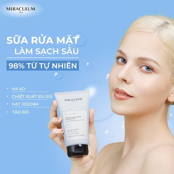 Sữa rửa mặt tẩy tế bào chết Miraculum Thermal Water Micro Exfoliating Face Wash Scrub