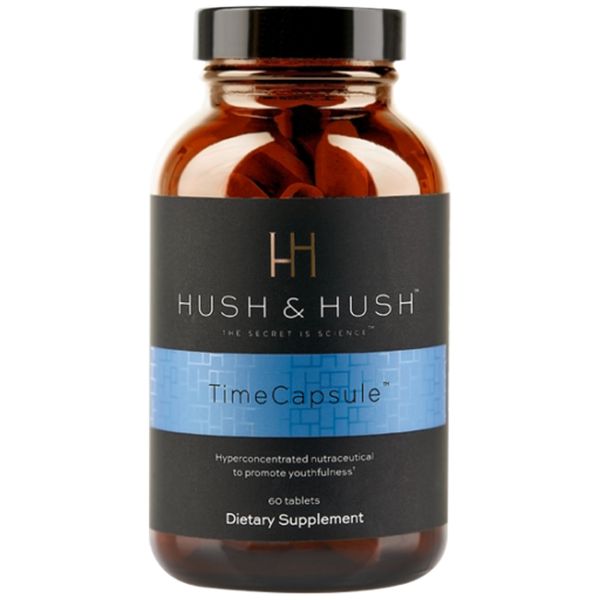 Viên uống trẻ hóa da, mờ nám HUSH & HUSH Time Capsule - Trẻ hóa da, hỗ trợ mờ nám và chống các tia tổn thương