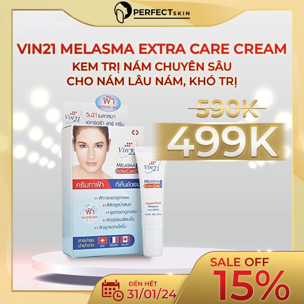 Kem trị nám chuyên sâu Vin21 Melasma Extra Care Cream cho nám lâu năm