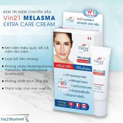 Kem trị nám chuyên sâu Vin21 Melasma Extra Care Cream cho nám lâu năm