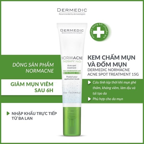 Gel chấm trị mụn Dermedic NORMACNE Acne Spot Treatment