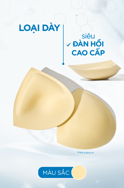  Mút nâng ngực tam giác loại dày siêu đàn hồi cao cấp SOBIE DA 