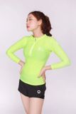  Áo Bơi Nữ Sobie Zipper Palm Neon Green 