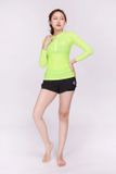  Áo Bơi Nữ Sobie Zipper Palm Neon Green 