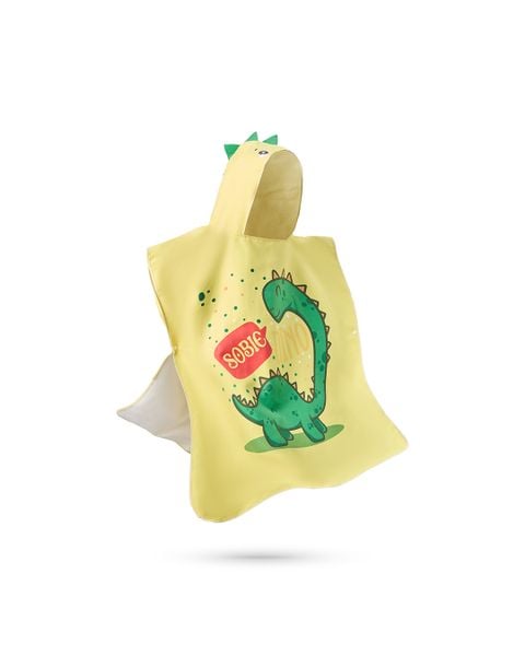  Áo choàng tắm Poncho trẻ em Dinosaur 