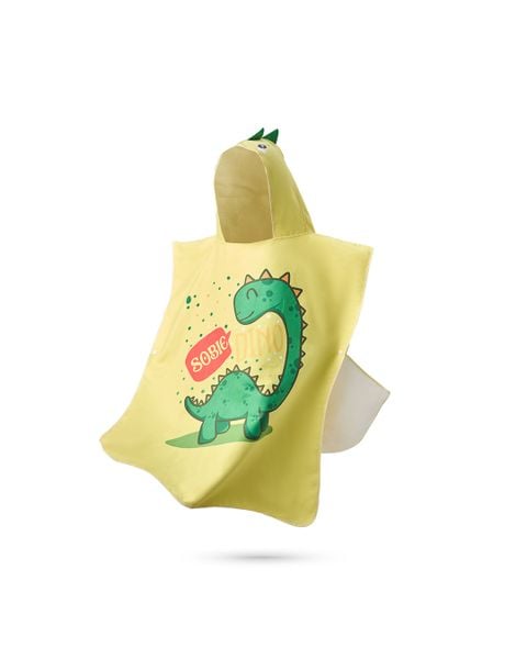  Áo choàng tắm Poncho trẻ em Dinosaur 