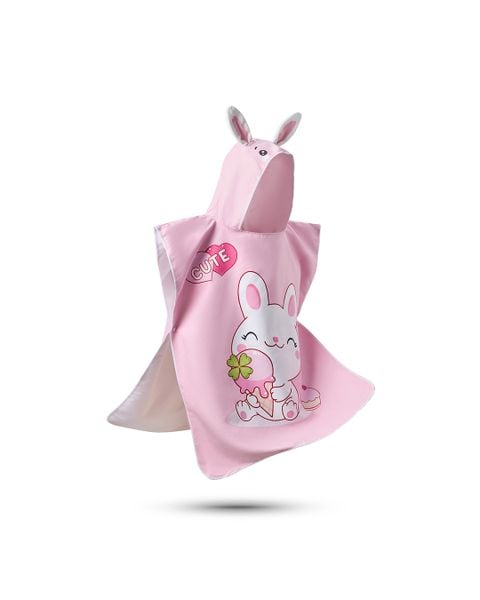  Áo choàng tắm Poncho trẻ em Bunny 