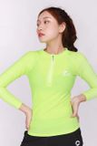  Áo Bơi Nữ Sobie Zipper Palm Neon Green 