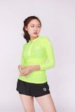  Áo Bơi Nữ Sobie Zipper Palm Neon Green 