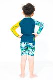  Silk Palm Green Kid Rashguard Set 