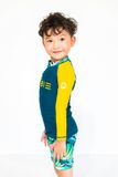 Silk Palm Green Kid Rashguard Set 