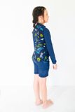  Shark Navy Kid Rashguard Set 
