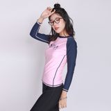  Áo bơi nữ Basic Pink Navy 